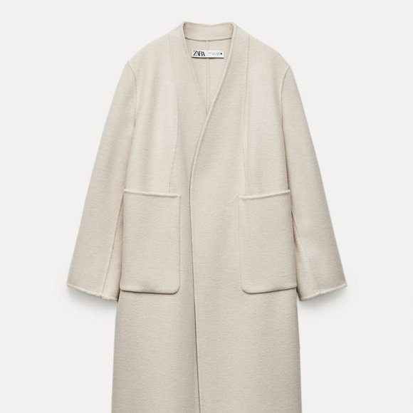 Zara Jackets & Blazers - Zara Double-Faced Wool Blend Coat